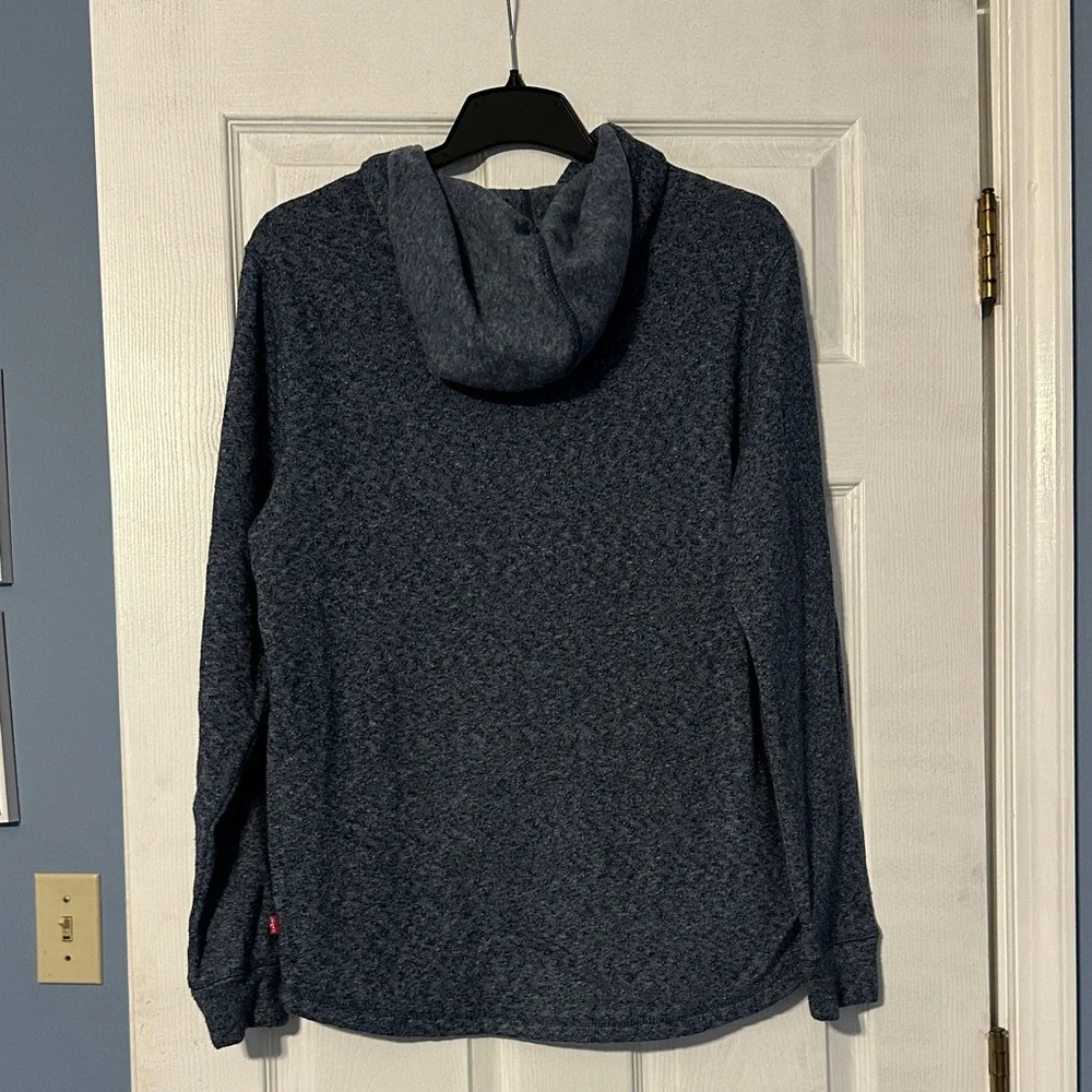 Levi's Dark Blue Men's Hoodie; size small